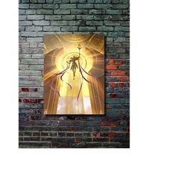 azir, league of legends, gaming poster, wall art painting, metal poster, modern metal wall art, home decor, wall hanging