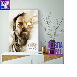 star wars obi wan kenobi ewan mcgregor as obi wan kenobi wall decor poster canvas