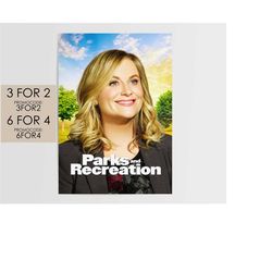 parks and recreation poster - tv movie poster art film print gift pr003