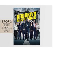 brooklyn nine-nine poster - tv movie poster art film print gift bnn002