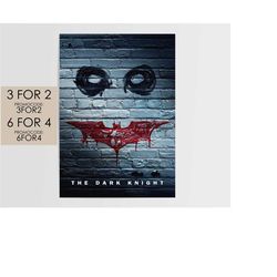 the dark knight 2008 poster - dc movie poster art film print gift dk003