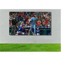 bryce harper canvas, bryce harper ready to hang, bryce harper gift poster, bryce harper poster, bryce harper painting, b