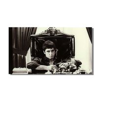 al pacino (scarface) poster, al pacino (scarface) canvas, al pacino 'scarface' painting, wall art, canvas picture for li