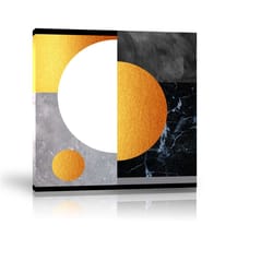 abstract geometric figure semicircle prints, abstract wall art, abstract home decor art, abstract light luxury printing