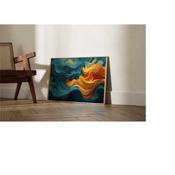 abstract art print: way of water poster l2 wall decor home dcor gift for art lovers wall hanging art lover gift print wa