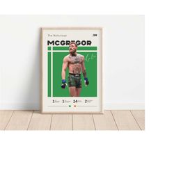 conor mcgregor poster, ufc poster, mma poster, boxing poster, sport bedroom poster, sports poster, gift for him