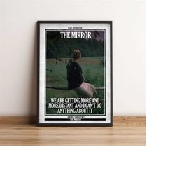 the mirror | cult film poster | vintage retro art print | classic movie posters | home decor/wall art/picture