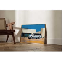 range rover art print, wall decor, luxury car poster, automotive wall art, car enthusiast gift, off-road vehicle art, ur