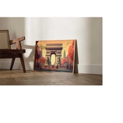 arc de triomphe paris print