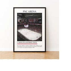 pnc arena poster wall art | stadium canvas | digital print poster | framed poster | nhl hockey wall art | stadium poster