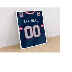 patriots jersey poster