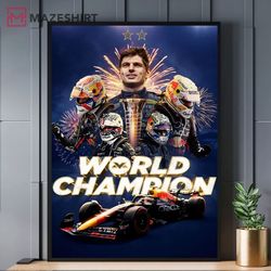 max verstappen champion 2022 red bull racing f1 best poster