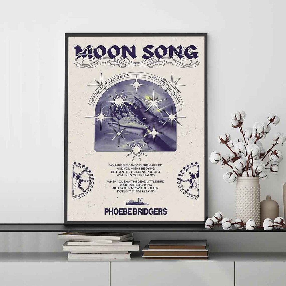 Phoebe Bridger Moon Song Poster, Music Poster.jpg