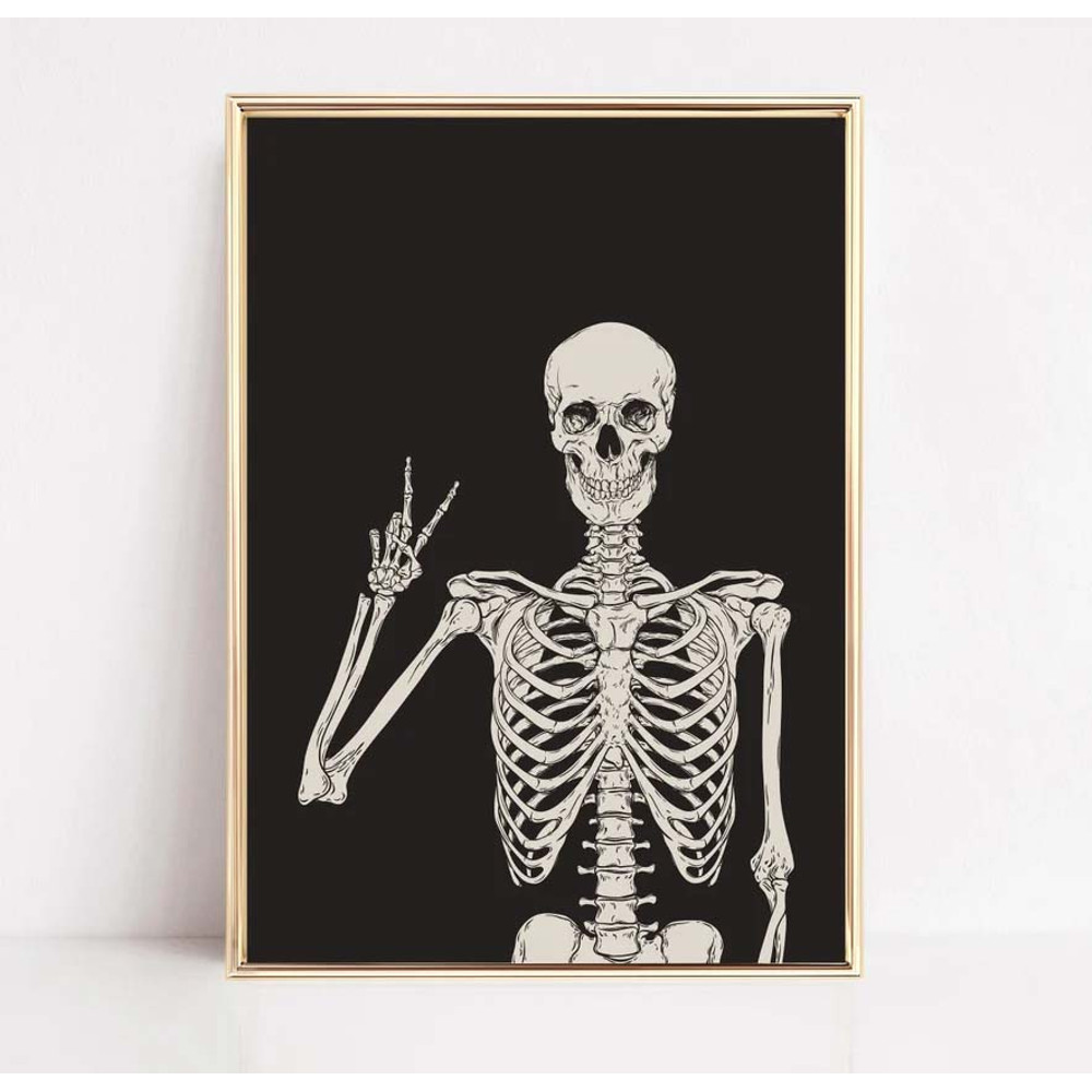 Skeleton Halloween Decor Poster.jpg