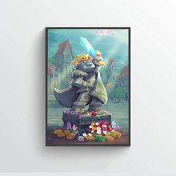 technoblade never dies poster, rip technoblade poster