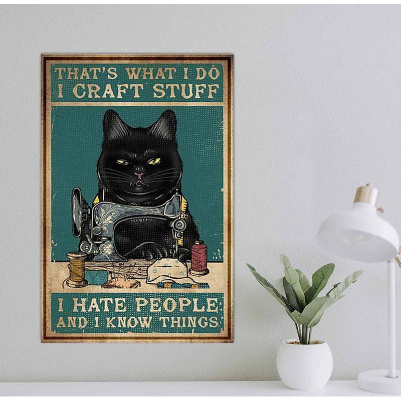 That's What I Do Craft Stuff I Hate People And I Know Things Poster.jpg