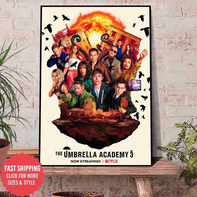The Umbrella Academy 3 Canvas Gift For Fan Poster.jpg