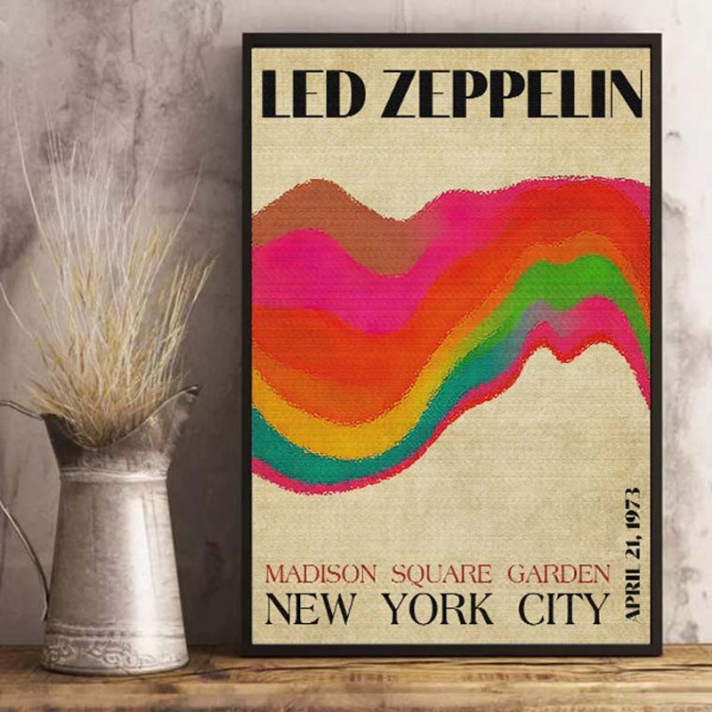 Vintage Led Zeppelin Madison Square Garden Canvas Best Poster.jpg