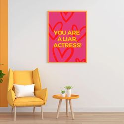 you are a liar actress davide ekin su funny poster