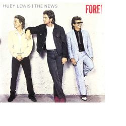 huey lewis and the news (fore) album cover poster