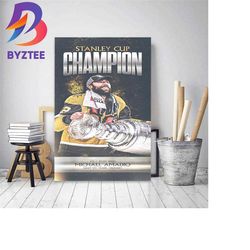 michael amadio and vegas golden knights are 2023 stanley cup champions home decor poster canvas