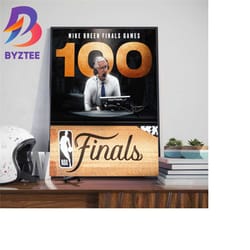 mike breen will call 100th nba finals games home decor poster canvas