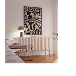 psychedelic art funky dorm decor trendy retro wall art, edgy wall art apartmet decor aesthetic poster, groovy wall art a