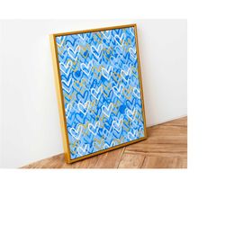 blue heart preppy wall art printable preppy room decor for teens trendy posters preppy paintings grily wall art dorm dec