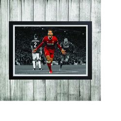 posters & prints virgil van dijk football liverpool wall art home dcor sports gift bedroom mancave bar christmas