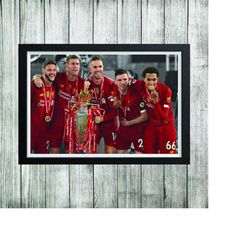 posters & prints liverpool champions football wall art home dcor sports gift bedroom mancave bar christmas