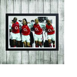 posters & prints arsenal invincibles arsenal football wall art home dcor sports gift bedroom mancave bar christmas