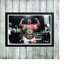 posters & prints anthony joshua boxing wall art home dcor sports gift bedroom mancave bar christmas