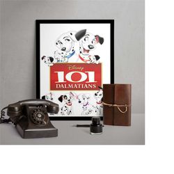 posters & prints 101 dalmatians disney home bedroom bar mancave decor a3 a4 a5 christmas gift ideas fathers day christm
