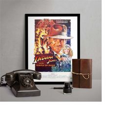 posters & prints indiana jones temple of doom movie poster film print poster print film print home bedroom bar mancave