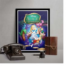posters & prints alice in wonderland disney film print poster film print home bedroom bar mancave decor a3 a4 a5 chris