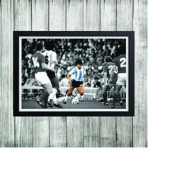 posters & prints diego maradona argentina football wall art home dcor sports gift bedroom mancave bar christmas