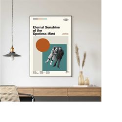 enternal sunshine of the spotless mind poster, enternal sunshine of the spotless mind poster, vintage inspired poster, v