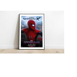 framed spider-man: no way home poster, marvel movie poster, wall art, wall decor, poster, a4, a3 tom holland print, spid