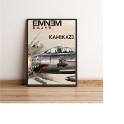 eminem kamikaze poster, eminem album cover poster, eminem wall art, eminem art print, eminem wall decor, eminem fan gift