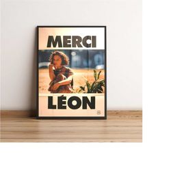 leon the proffessionel poster, leon poster, wall art print, wall decor, retro movie poster, vintage poster, movie poster