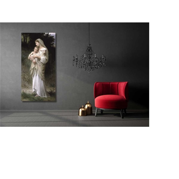 William-Adolphe Bouguereau Innocence (1893) CANVAS WALL ART | Inspire ...