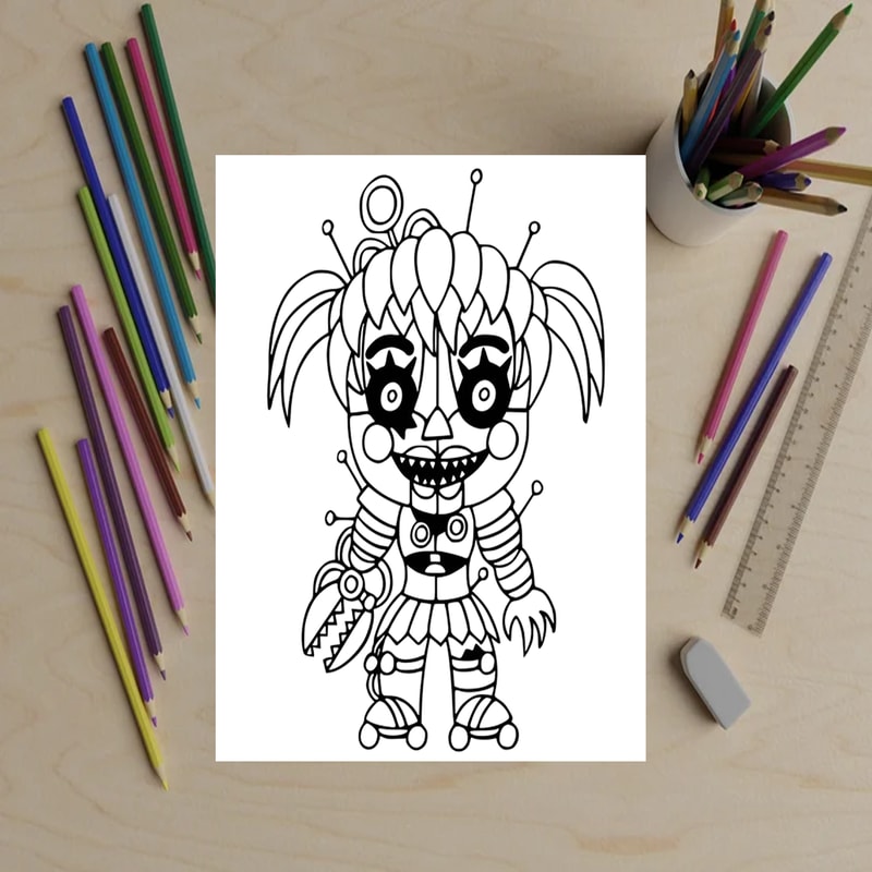 Scrap Baby Fnaf Coloring Pages 2025 scrap-baby-fnaf-coloring-pages-2025