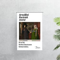 arnolfini portrait poster  jan van eyck arnolfini portrait print national gallery arnolfini portrait wall art