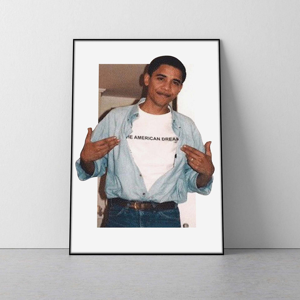 Barack Obama American Dream poster   obama print obama supreme photo poster obama poster barack obama campaign poster joe biden.jpg