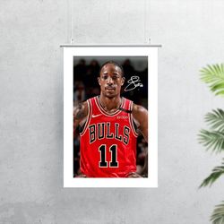demar derozan chicago bulls poster  demar derozan chicago bulls poster derozan wall art bulls poster demar derozan print