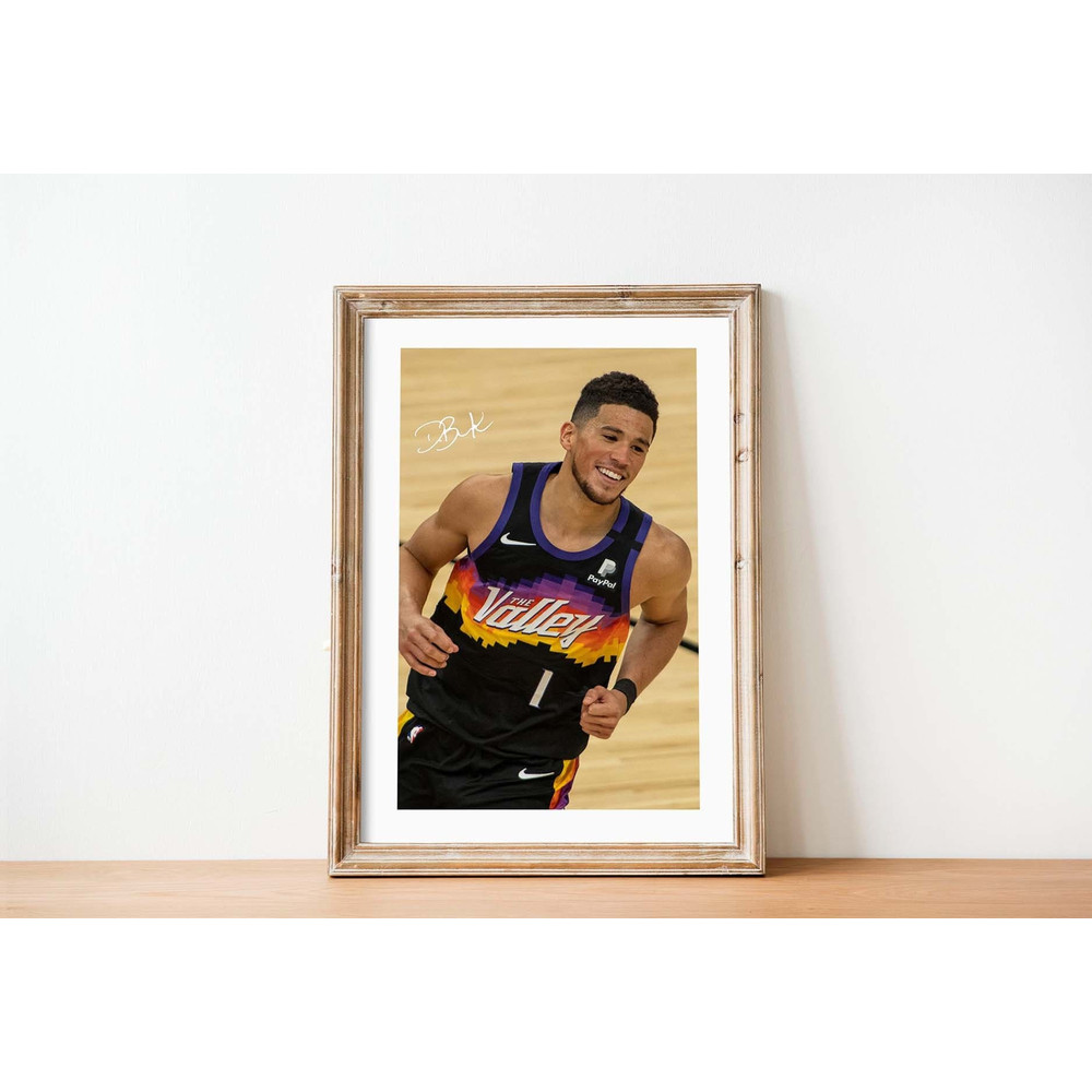 Devin Booker poster Devin Booker phoenix suns poster devin booker wall art suns phoenix suns print chris paul.jpg