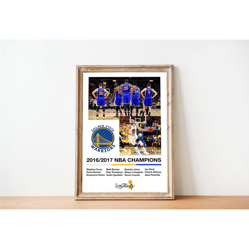 Golden State Warriors 2017 NBA Champions poster golden state warriors championship poster warriors print steph curry poster kevin durant.jpg