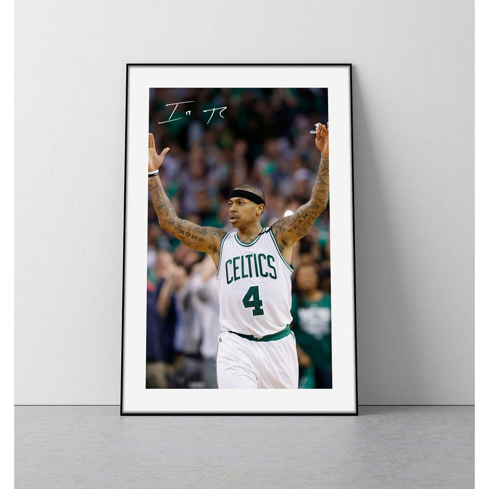 Isiah Thomas Boston Celtics poster isiah thomas boston celtics poster isiah thomas wall art celtics poster vintage celtics poster.jpg