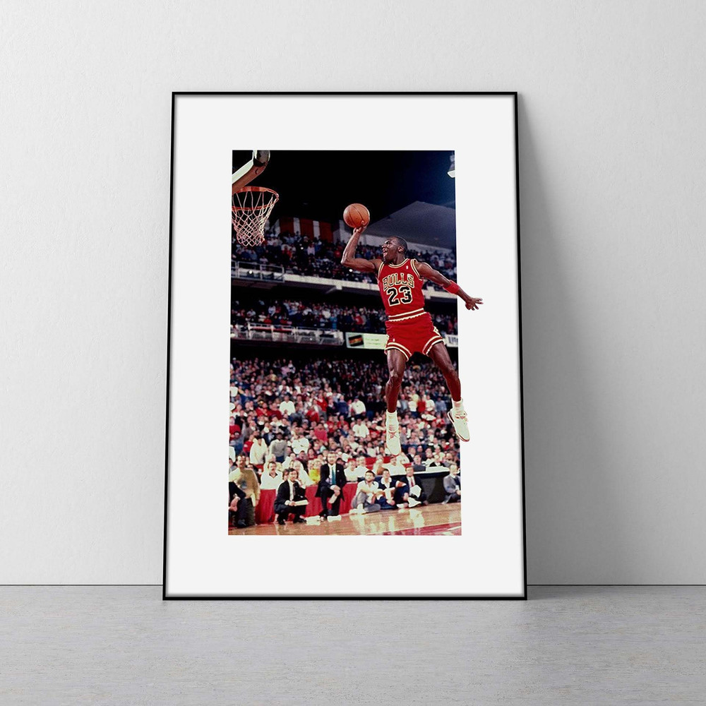 Michael Jordan poster  michael jordan free throw line dunk photo michael jordan dunk contest poster the last dance michael jordan print.jpg