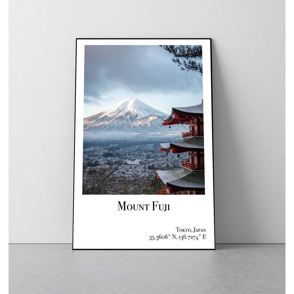 Mount Fuji poster mount fuji japan poster japan travel print mount fuji poster japan travel art mount fuji tokyo kyoto poster.jpg